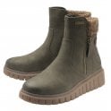 Gwen Ulb563 KHAKI Ankle Boots