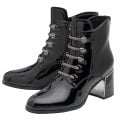 Paisley BLACK ULB532 Ankle Boots