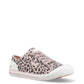 Rocket Dog Jazzin Leon LIGHT PINK Leopard Print Trainers
