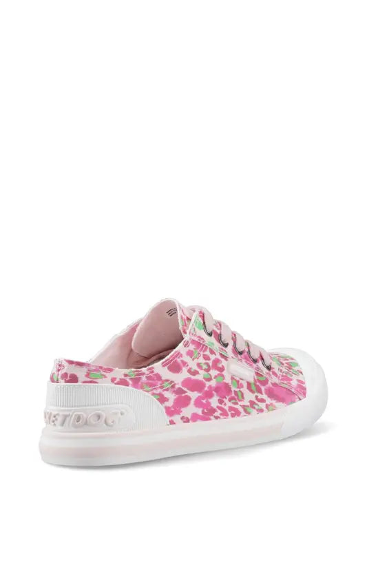 Rocket Dog Jazzin Snap PINK MULTY Animal Print Trainer