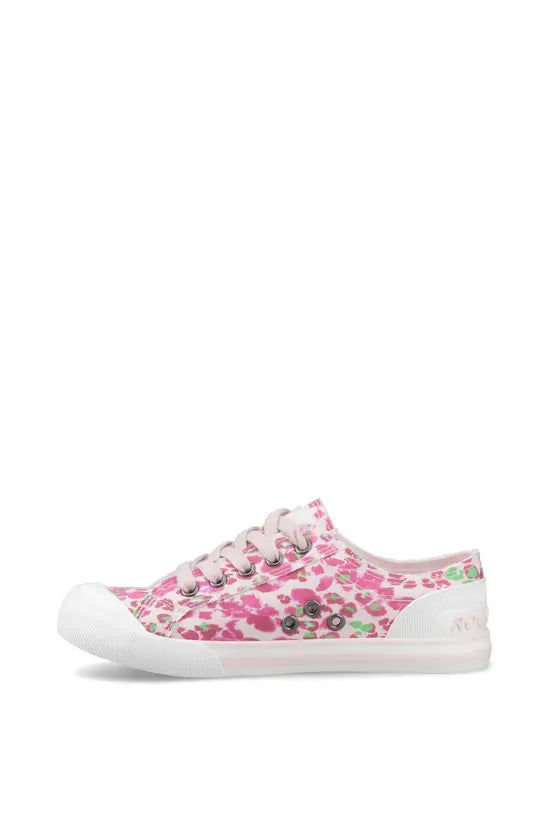 Rocket Dog Jazzin Snap PINK MULTY Animal Print Trainer