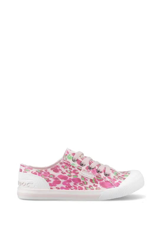 Rocket Dog Jazzin Snap PINK MULTY Animal Print Trainer