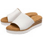 Lotus Pandora WHITE Wedge Mule Sandal ULP416