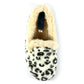 Lunar Morgan WHITE Leopard Print Slipper KLA215
