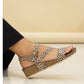 Lunar Muster OCELOT Low Wedge Sandal JLH529OC