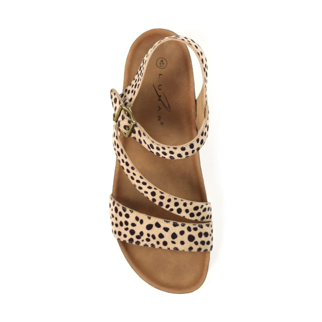 Lunar Muster OCELOT Low Wedge Sandal JLH529OC