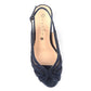 Lunar Nancy NAVY Wide Fitting Slingback Shoe FLJ007NY