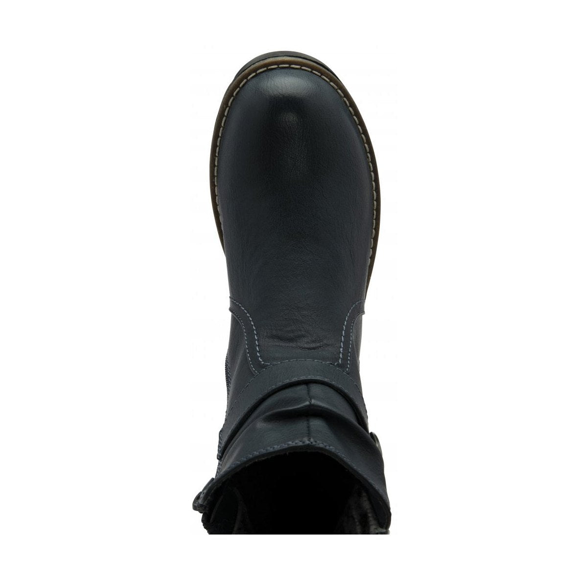 Lotus Triana NAVY Biker Style Ankle Boot
