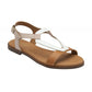 Lotus Morena NUDE Leather Flat Sandal ULP352