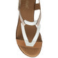 Lotus Morena NUDE Leather Flat Sandal ULP352