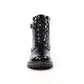 Lunar Boot Parlour Chunky Ankle Boot with Lace and Zip GLW030-BK BLACK PAT