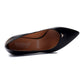 Bioeco 6508 BLACK  Patent Leather Court Shoes 6508-1974