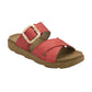 Lotus Comino RED Leather Insole Mule Sandal