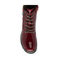 Lotus Charlston RED Patent Lace Boot With Zip ULB383