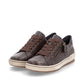 Remonte D0700 DARK BROWN Soft Leather Waterproof Trainer Style Shoe with Zip