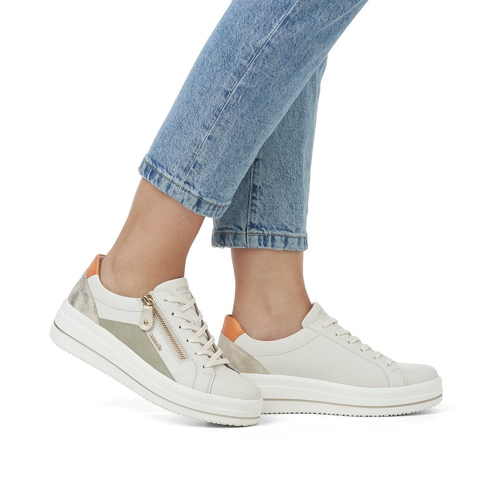 Remonte D1c01 OFF WHITE Tonal Trim Trainer D1C01-81
