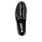 Rieker 48752 BLACK  Patent Croc Slip on shoe 48752-00