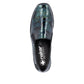 Rieker 48752 BLUE AND GREEN  Croc Wedge Slip On Shoes 48752-92