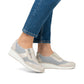 Rieker 48760 BEIGE Zip Fastening Comfort Trainer 48760-60