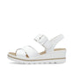 Rieker 67463 WHITE Wedge Sandal 67463-80