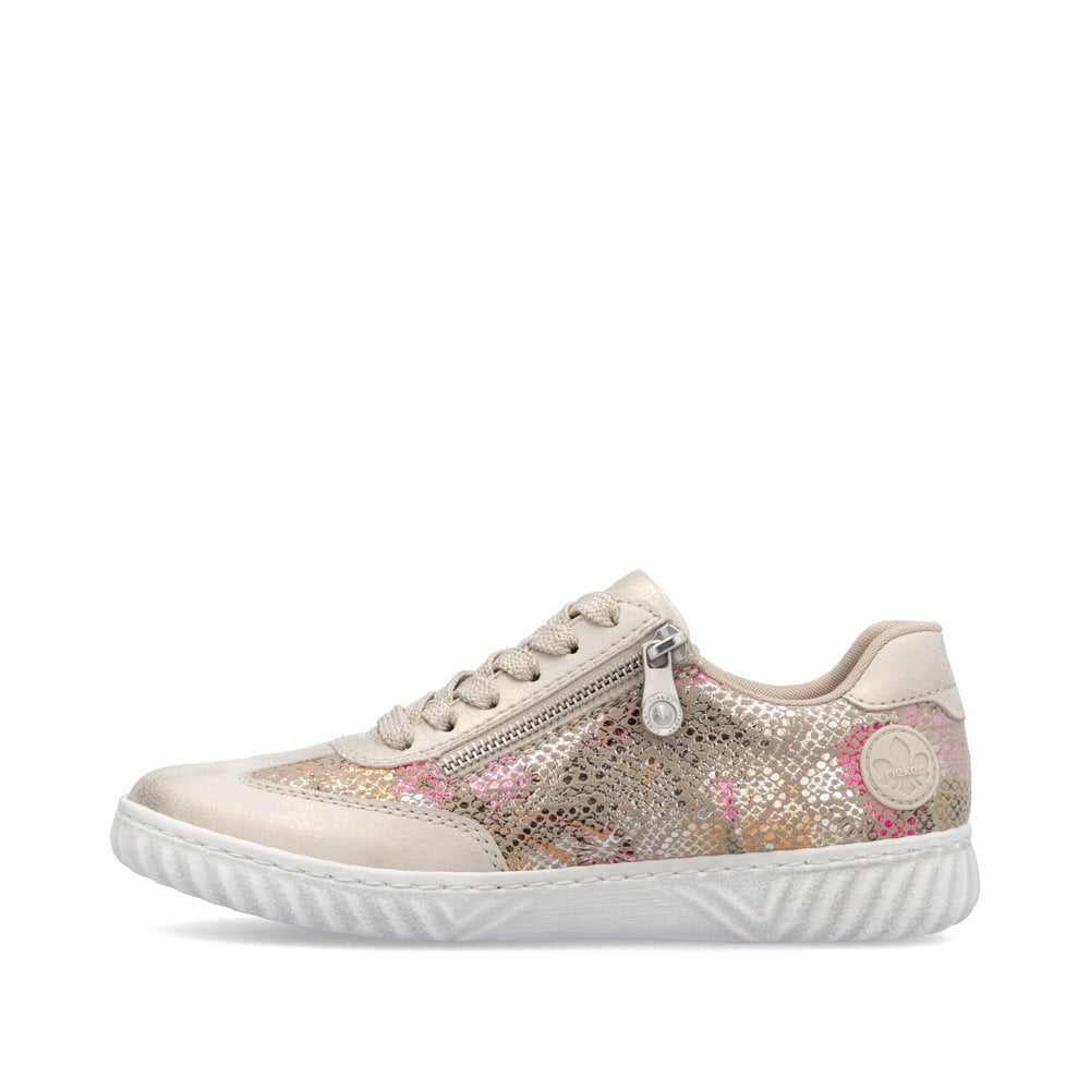 Rieker N0902 MULTI Trainer with Laces and Zip N0902-90