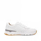 Rieker U0904 WHITE Quality Leather Trainer U0904-80