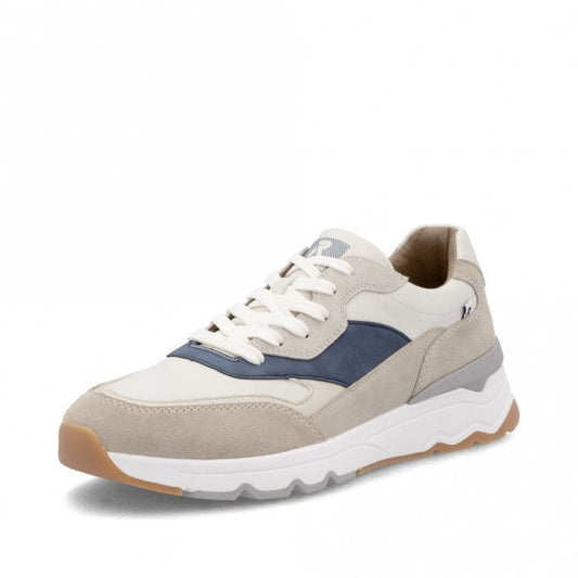 Rieker U0906 WHITE Quality Leather Trainer Style Shoe U0906-81