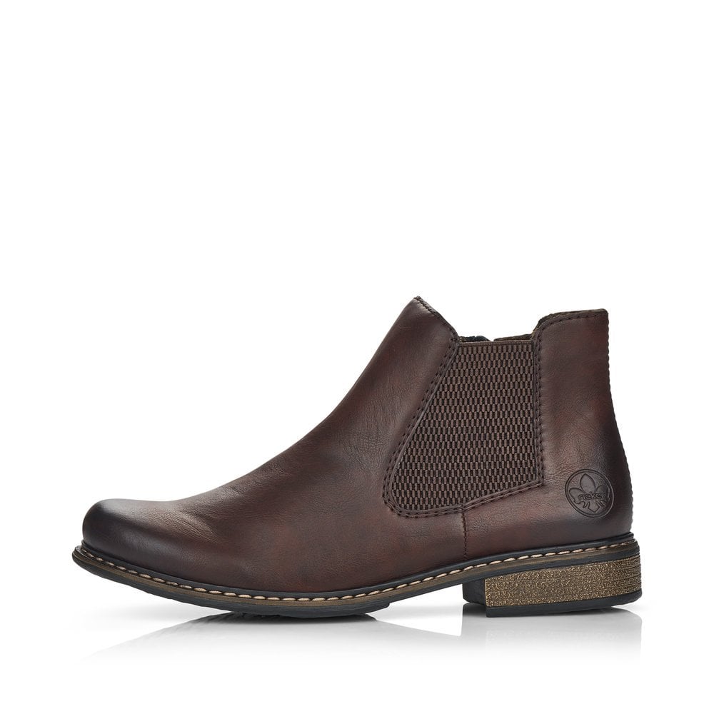 Rieker Ladies Ankle boot with zip Z4994-26 BROWN