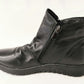 Modella Hawes BLACK Soft Leather Twin Zip Ankle Boot