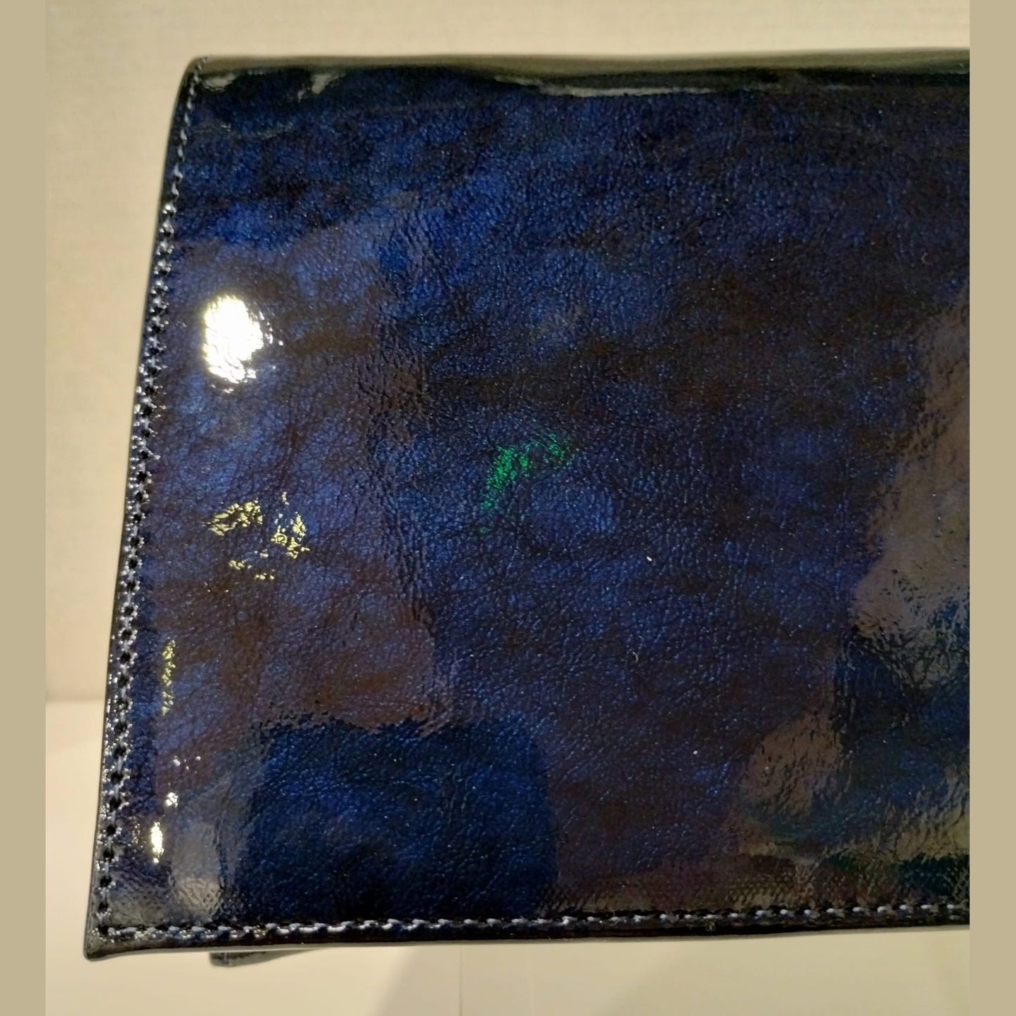 Bioeco B002 NAVY PATENT Bag to Match 4216 and 4263 Shoes B002-2906