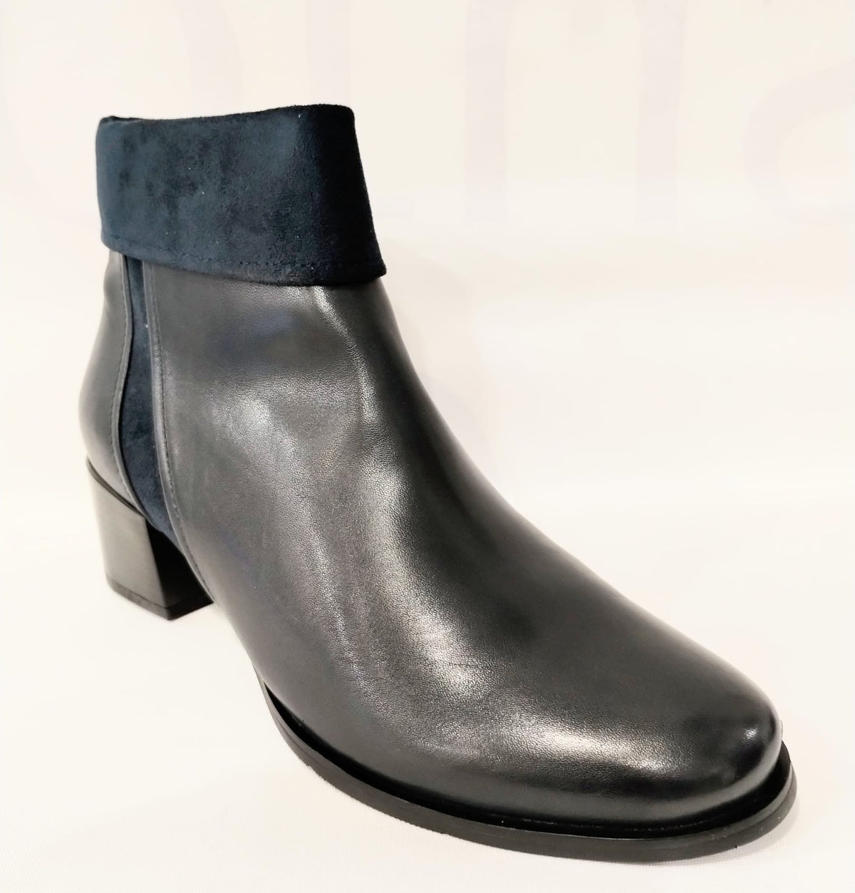 Regardez Le Ciel Jolene 40 NAVY Soft Leather Ankle Boot JOLENE 40