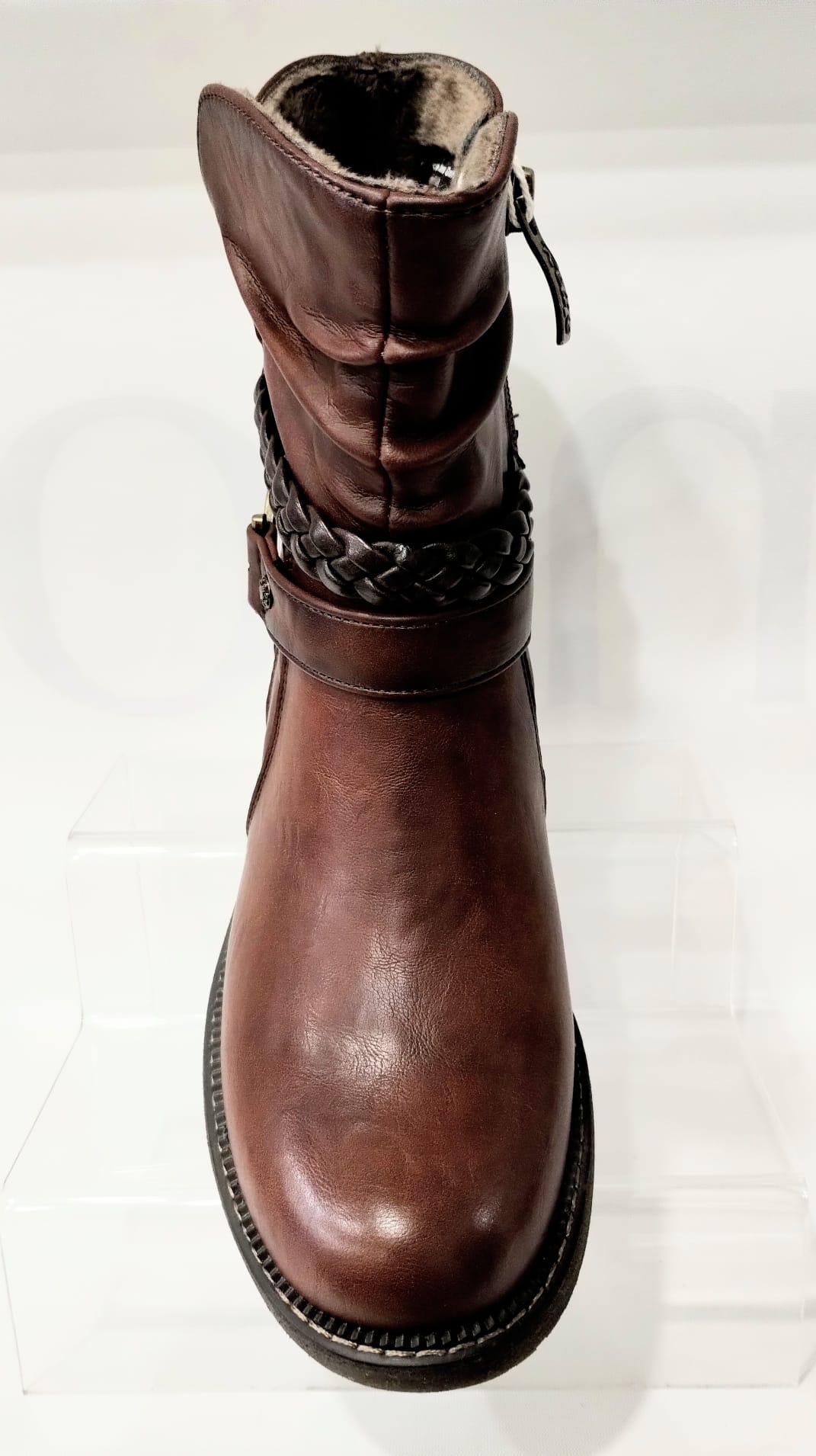 Relife 14811-Rl COGNAC Zip Ankle Boots14811-RL-029