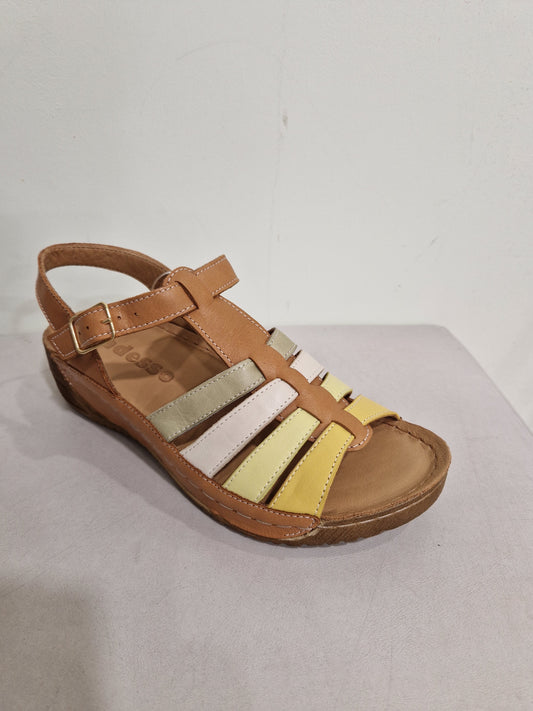Adesso Neri TAN MULTI Sandal NERI A8272