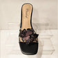 Misstyl by Laura Vita Mima 24 NOIR Clear Upper Medium Heel Mule