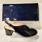 Bioeco B002 NAVY PATENT Bag to Match 4216 and 4263 Shoes B002-2906