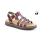 Heavenly Feet Saltwater REDWOOD Gladiator Style Sandal