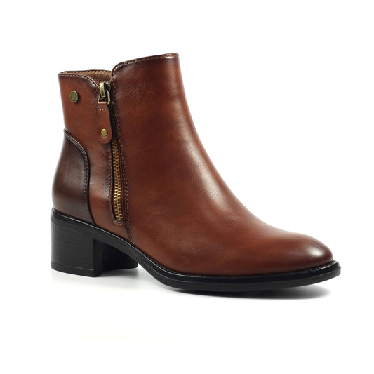 Lunar Classic Ankle Boot Sabina TAN with Zip GLC007-TN