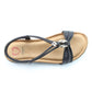 Heavenly Feet Chime BLACK Vegan Friendly Slip On sandal