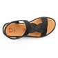 Heavenly Feet Sunrise BLACK Lightweight Chunky Sole Sandal