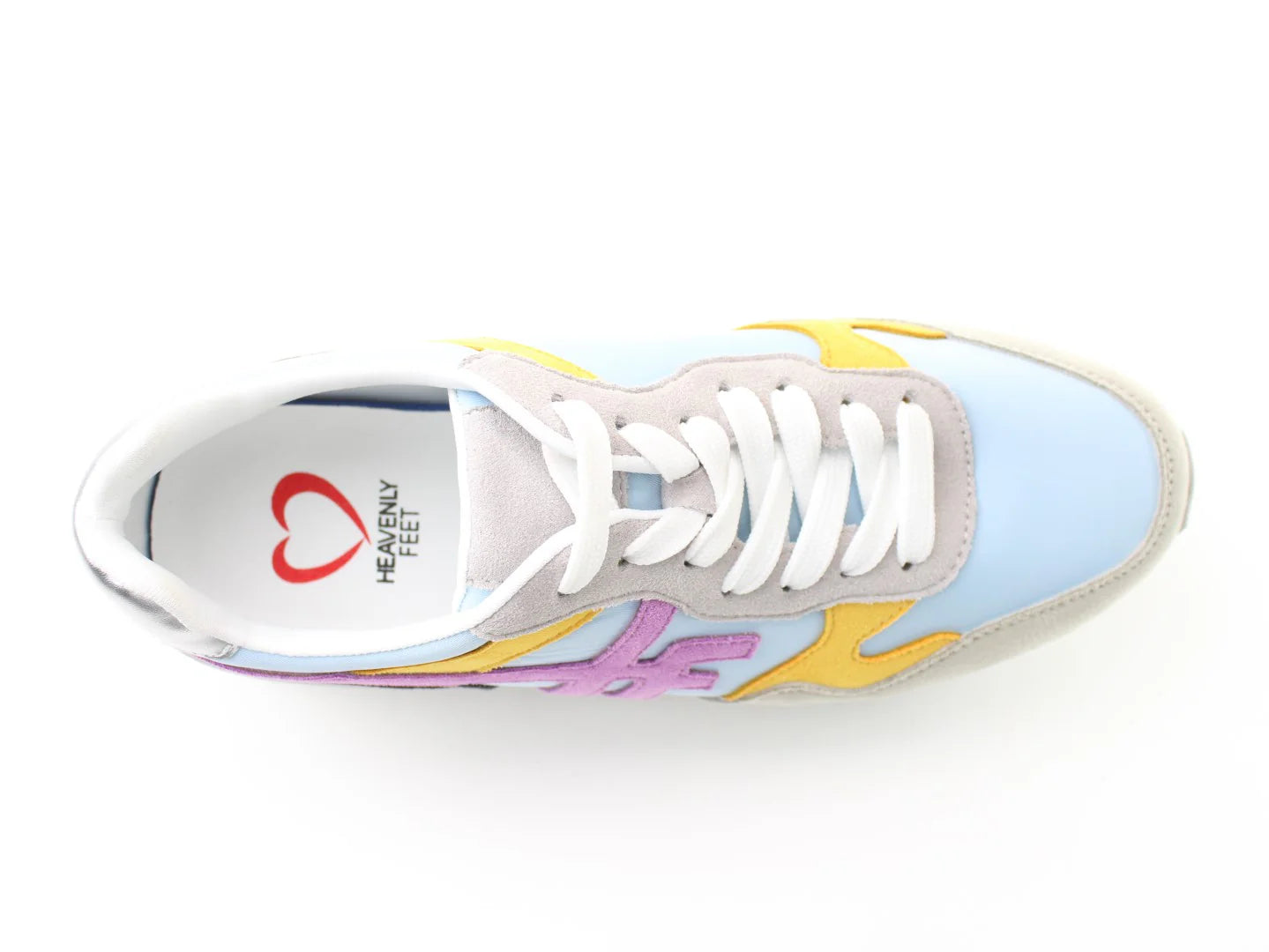 Heavenly Feet Becky GREY MULTI Platform fashion trainer