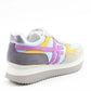Heavenly Feet Becky GREY MULTI Platform fashion trainer