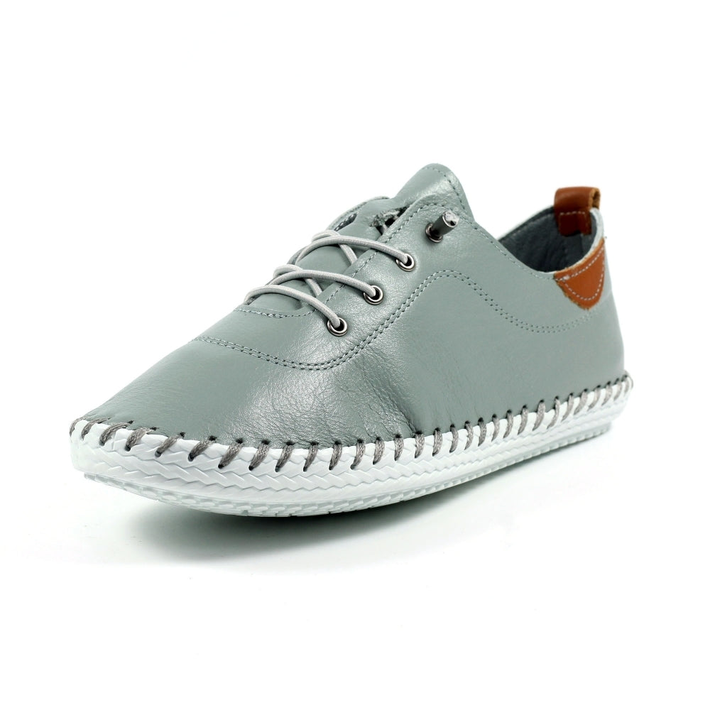 Lunar Plimsoll St Ives GREY FLE030BB