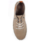 Lunar St Ives Soft Leather Plimsoll TAUPE FLE030BB