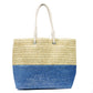 Lunar Surie Straw Beach Bag BLUE