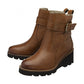 Lotus Emberlynn TAN Soft Leather Wedge Ankle Boot