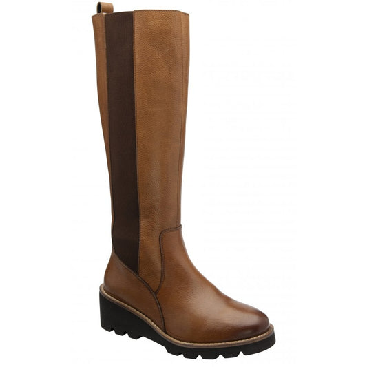 Lotus Wrenley TAN Soft Leather Long Boot