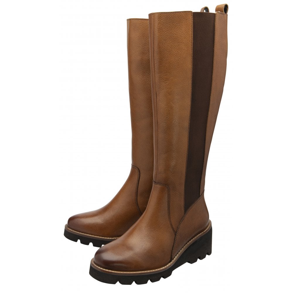 Lotus Wrenley TAN Soft Leather Long Boot