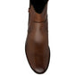 Lotus Lindley TAN Leather / Animal Print Zip Ankle Boot