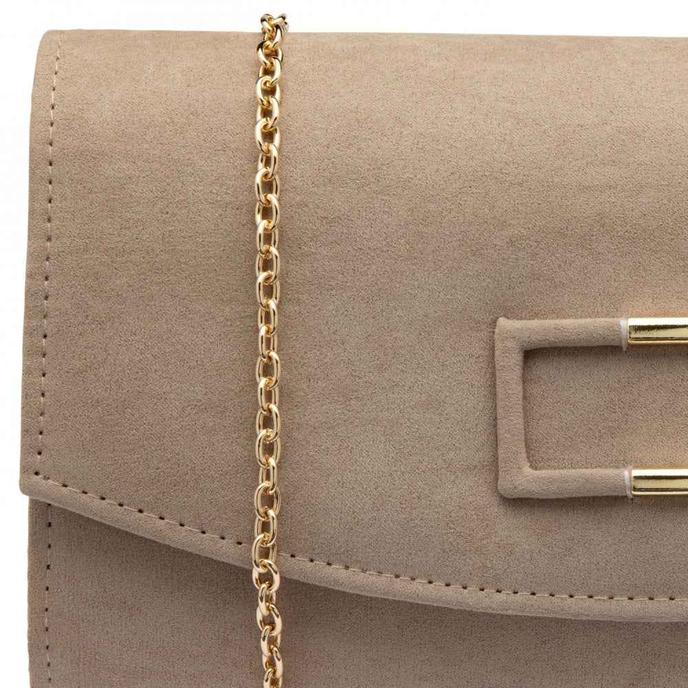 Lotus Reah Taupe Microfibre Handbag to Match Elena Occasion Shoes ULG104