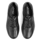 Hotter Shoe Tone Black Extra Wide Leather Lace up Shoe Black
